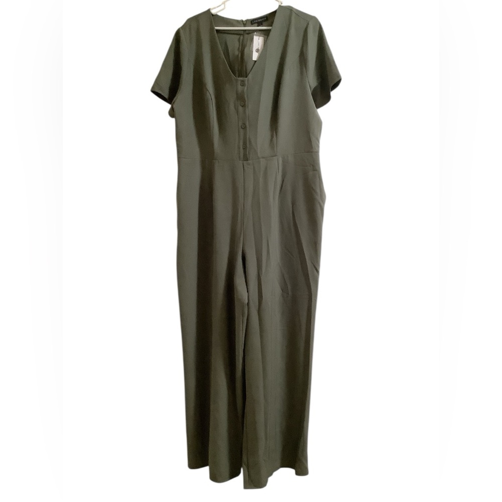 Lane Bryant Khaki Jumpsuit NWT Size :16